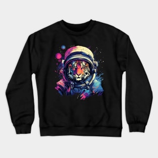 space tiger Crewneck Sweatshirt